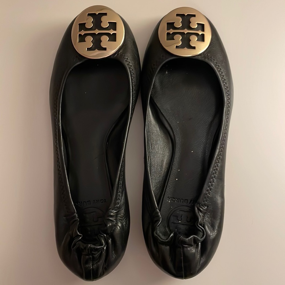 Tory Burch ballet flat Black and gold